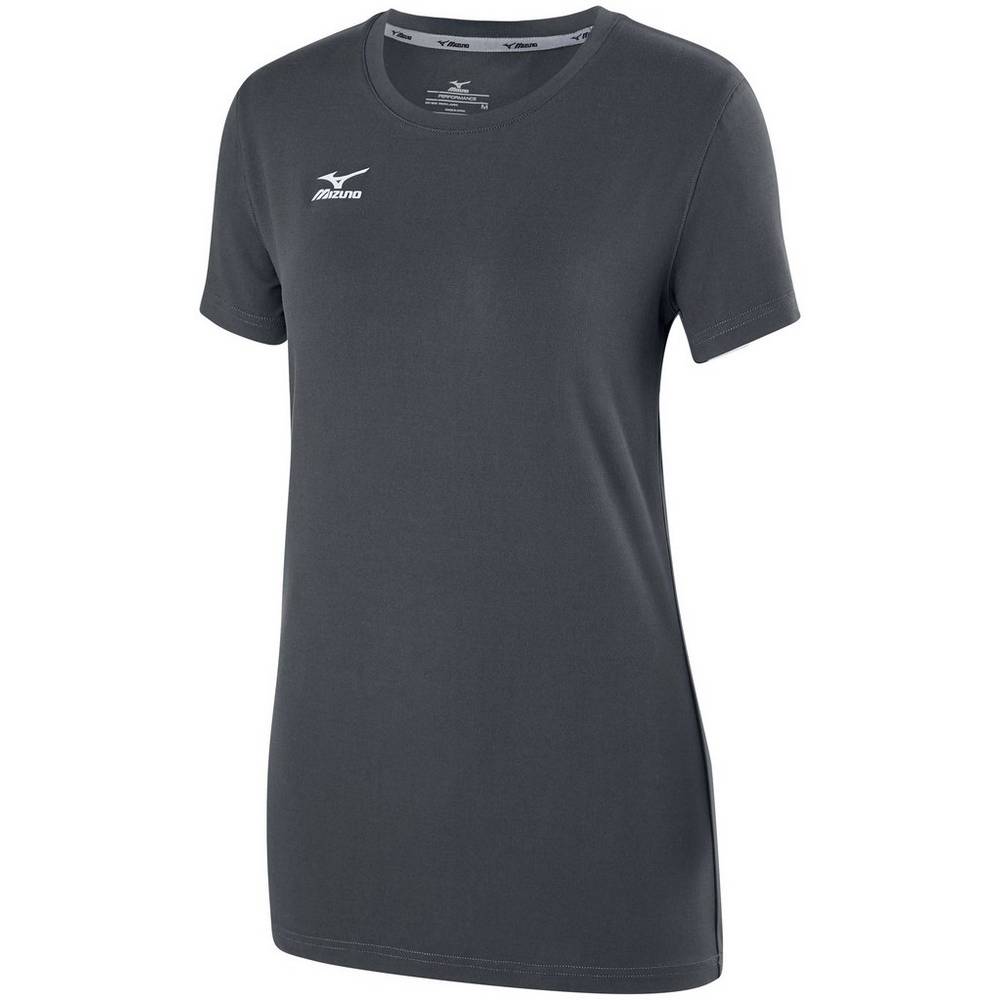 Mizuno Women's Volleyball Attack 2.0 T-Shirts Grey (440647-VIX)